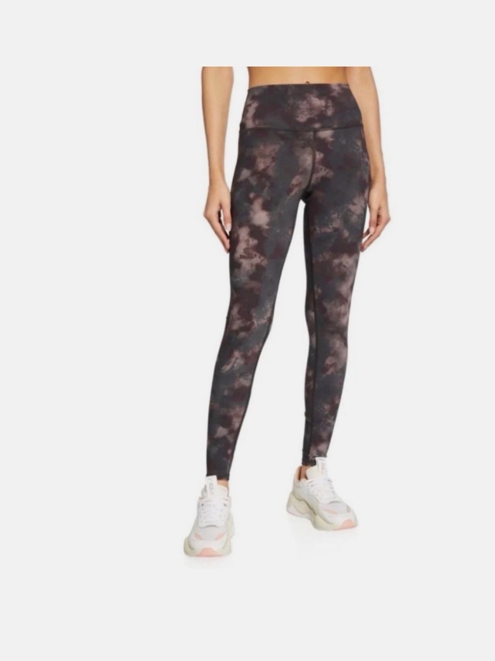ALO Yoga high waist airbrush leggings in black cloud